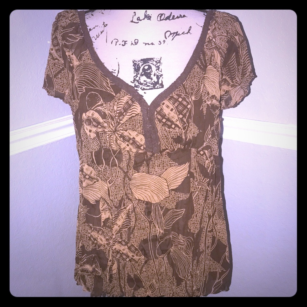 Stamp 10 baby doll top.